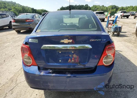 2013 Chevrolet Sonic Lt из США, поврежденный, VIN 1G1JC5SG0D4252471